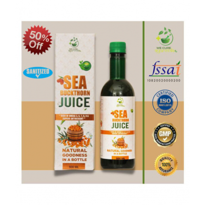 SEA BUCKTHORN JUICE Vitamin C, E & Omegas 3, 6 & 9 Health Drink 1 ml