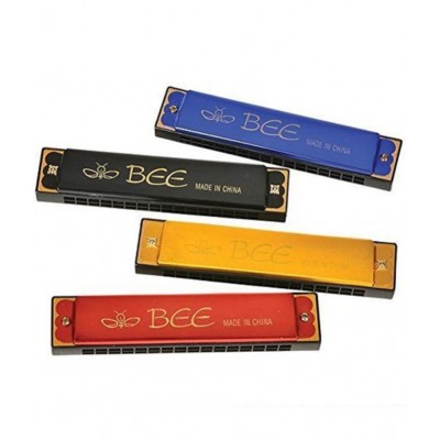 SHB Bee bee Mouth Organ with 24 holes(Assorted Color)