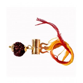 SHIV SHAKTI KAWACH PENDANT WITH RUDRAKSHA