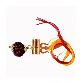 SHIV SHAKTI KAWACH PENDANT WITH RUDRAKSHA