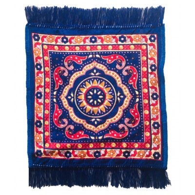 SHOP BY ROOM Velvet Prayer Mat - Blue