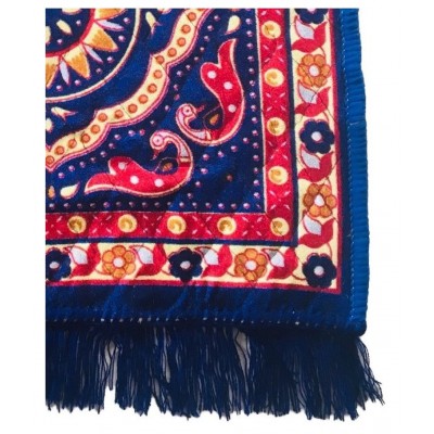 SHOP BY ROOM Velvet Prayer Mat - Blue