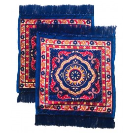 SHOP BY ROOM Velvet Prayer Mat - Blue