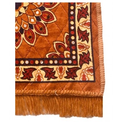 SHOP BY ROOM Velvet Prayer Mat - Golden Brown