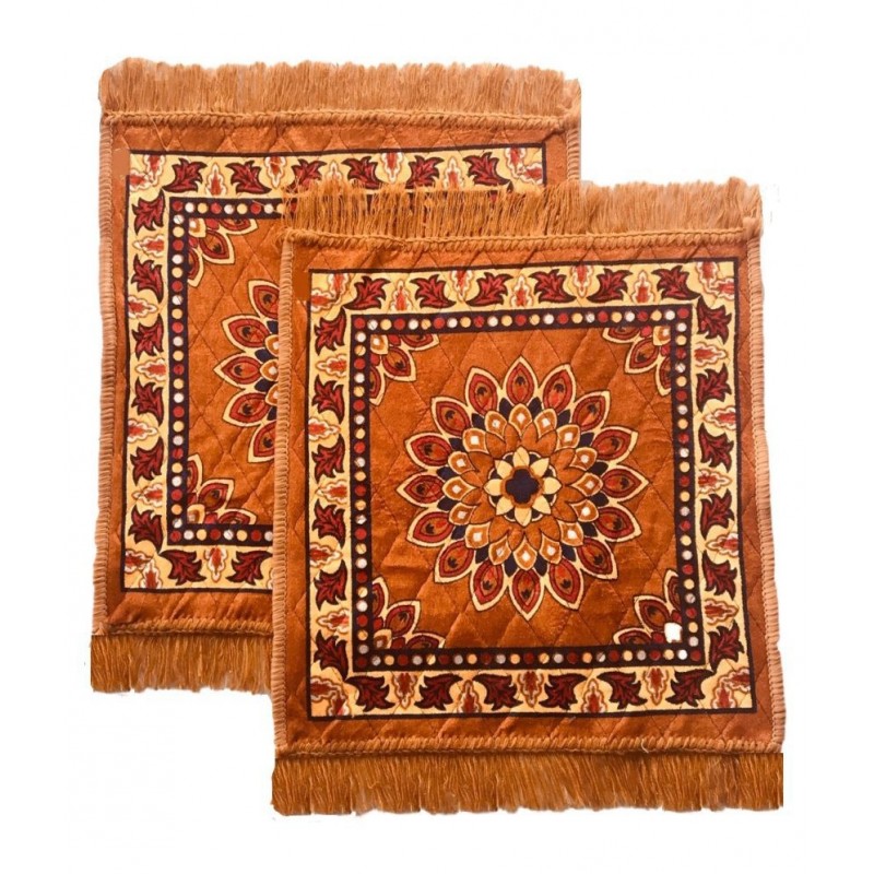 SHOP BY ROOM Velvet Prayer Mat - Golden Brown
