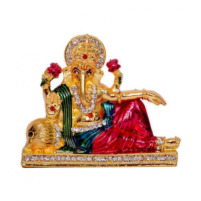 SHRI SHAKTI kulin Brass Ganesha Idol x cms Pack of 1