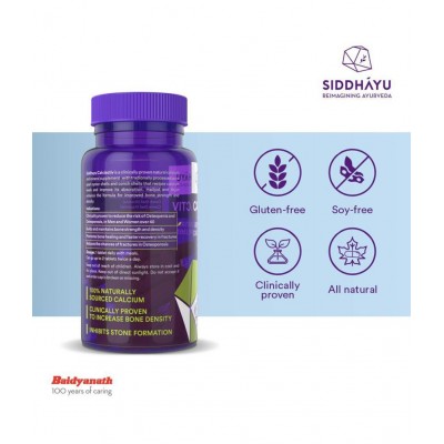 SIDDHAYU Calciactiv Natural Calcium Supplement Tablet 30 no.s Pack Of 1 SIDDHAYU Calciactiv Natural Calcium Supplement Tablet 30 no.s Pack Of 1