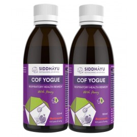 SIDDHAYU Cof Yogue Ayurvedic Cough Syrup Liquid 150 ml Pack Of 2