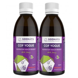 SIDDHAYU Cof Yogue Ayurvedic Cough Syrup Liquid 150 ml Pack Of 2