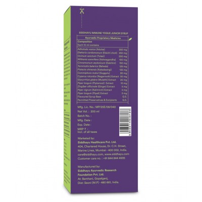 SIDDHAYU Immune Yogue Junior Liquid 200 ml Pack Of 1 SIDDHAYU Immune Yogue Junior Liquid 200 ml Pack Of 1