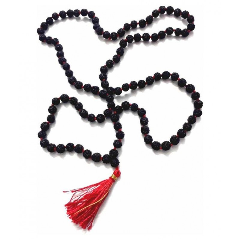 SKE Black Rudraksha Mala