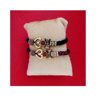 SKE OM Black and Brown Bracelet for men and boys