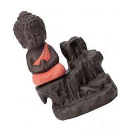 SKE Orange Polyresin Smoke Backflow - Pack of 1