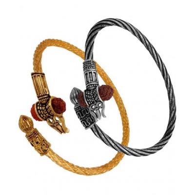 SKE Silver and Golden lining Kada