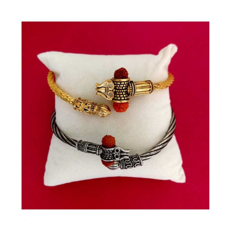 SKE Silver and Golden lining Kada