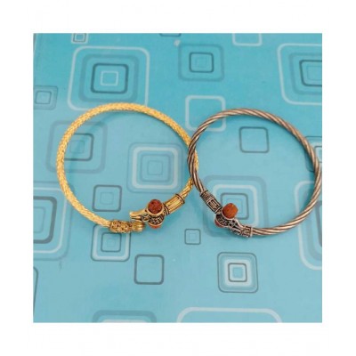 SKE Silver and Golden lining Kada