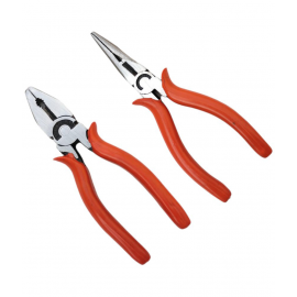 SKY BLUE Combination Plier & Nose - 6 INCH Combo 2 PIS (Orange)