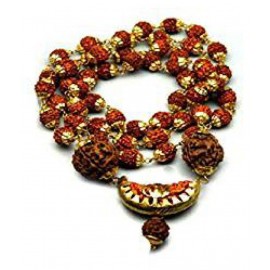 SR Swasti Retail Rudraksha Mala Pack of 1 - 108 Beads