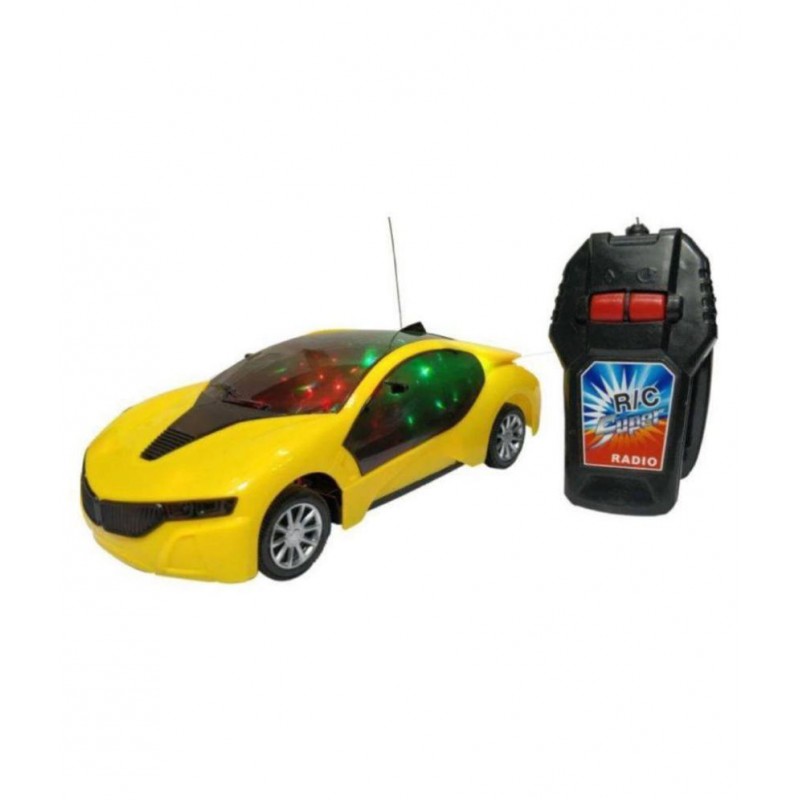 ST Enterprises Remote Control Fast Modern Car with 3D Light and Go Forward Backward and Stop Features