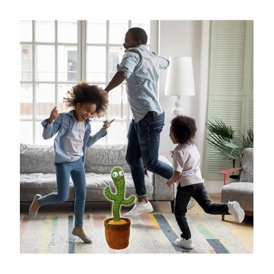 STALLION TRADING Dancing cactus Musical toys for Boys/Girls/Baby toys/Singing Recording Repeat What You Say Funny Education Toys for Kids
