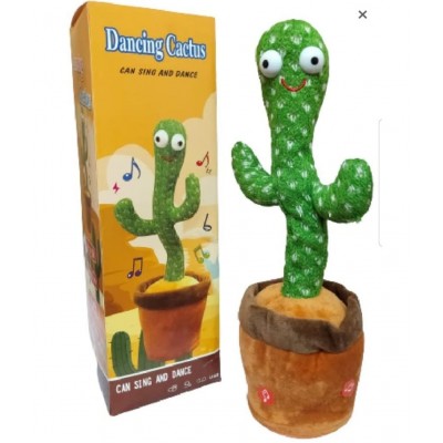 STALLION TRADING Dancing cactus Musical toys for Boys/Girls/Baby toys/Singing Recording Repeat What You Say Funny Education Toys for Kids