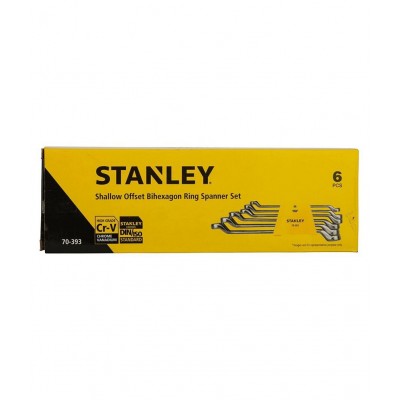 STANLEY 70-393 Shallow bi-hex Spanner set - 6x7-16x17mm (6-pieces)