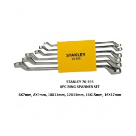 STANLEY 70-393 Shallow bi-hex Spanner set - 6x7-16x17mm (6-pieces)