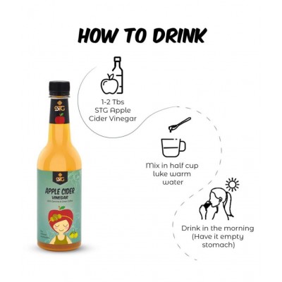STG APPLE CIDER VINEGAR With Garcinia & Green Coffee 500 ml Unflavoured Single Pack STG APPLE CIDER VINEGAR With Garcinia & Green Coffee 500 ml Unflavoured Single Pack