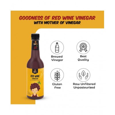 STG RED WINE VINEGAR WITH MOTHER OF VINEGAR 500 ml Grape Single Pack