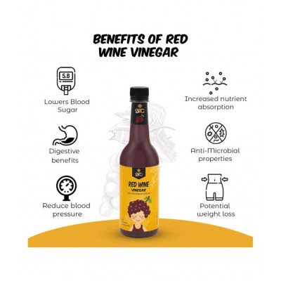STG RED WINE VINEGAR WITH MOTHER OF VINEGAR 500 ml Grape Single Pack