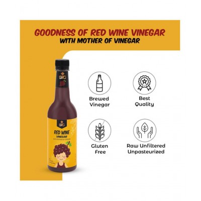 STG RED WINE VINEGAR WITH MOTHER OF VINEGAR 500 ml Grape Single Pack