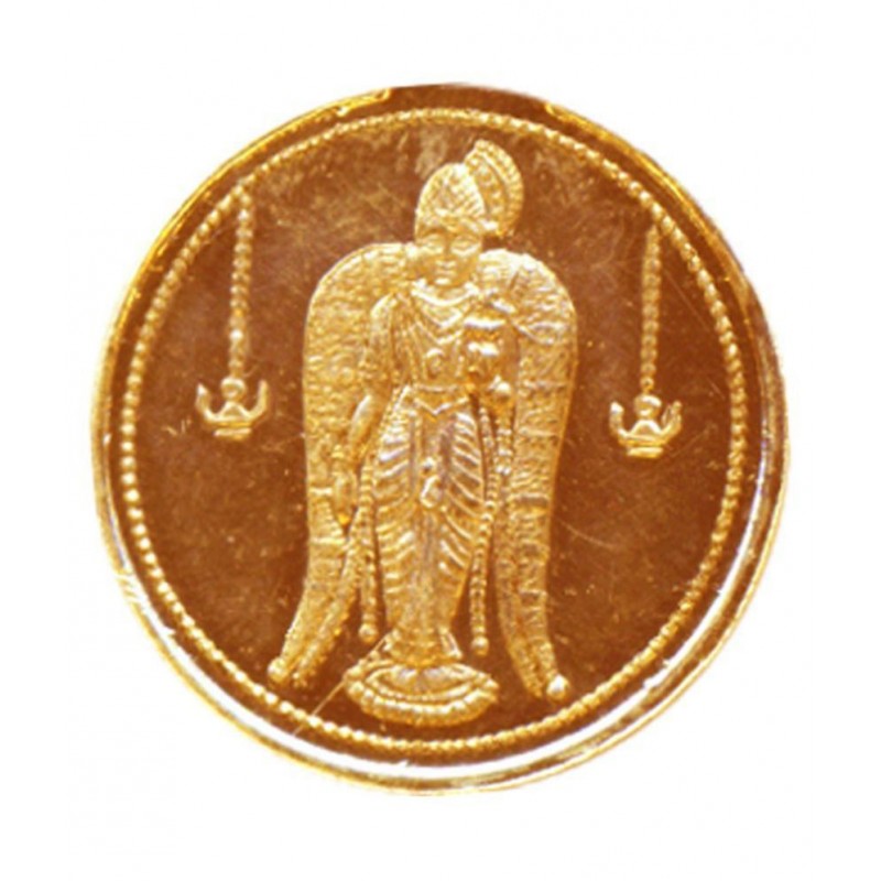 SUBHASHINI Goddess Godha Devi Andal Bhumi Devi Bhudevi Copper Coin