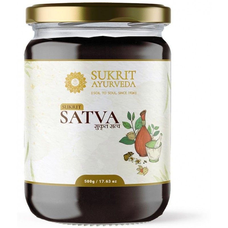 SUKRIT AYURVEDA Satva - Brain Tonic, Memory, Anxiety Paste 500 gm Pack Of 1