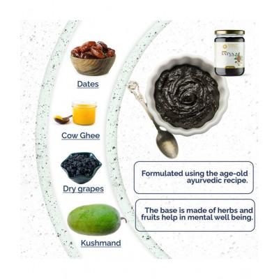 SUKRIT AYURVEDA Satva - Brain Tonic, Memory, Anxiety Paste 500 gm Pack Of 1