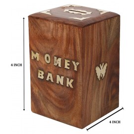 SWH Wood Piggy Bank - Pack of 1