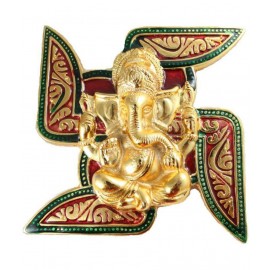Sarvsiddhi antique Brass Ganesha Idol x cms