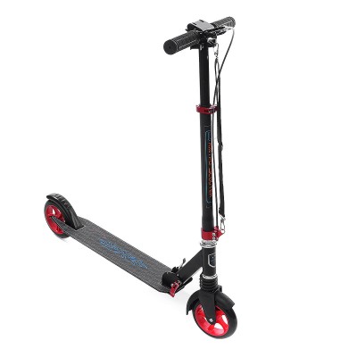 Scooter With Brake Foldable Adjustable Height Shock-absorbing Balance Scooter Outdoor Sports Adult Scooter
