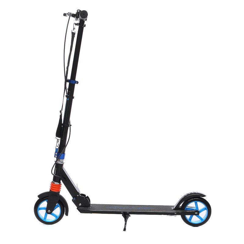 Scooter With Brake Foldable Adjustable Height Shock-absorbing Balance Scooter Outdoor Sports Adult Scooter