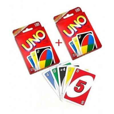 SelectionWorld UNO Playing Flash Cards (2 Sets Of 108 Cards Each)