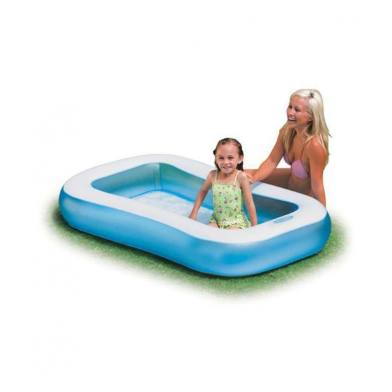 Shiv International 5 Feet Regtangular Inflatable Kids Swimming Pool