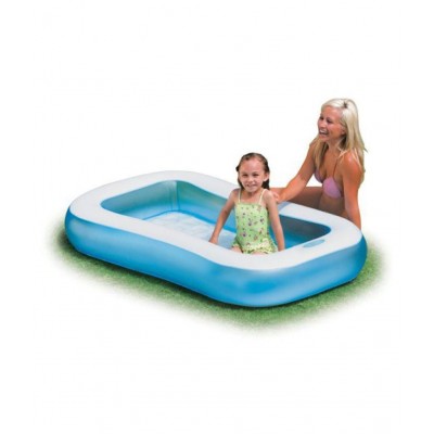 Shiv International 5 Feet Regtangular Inflatable Kids Swimming Pool