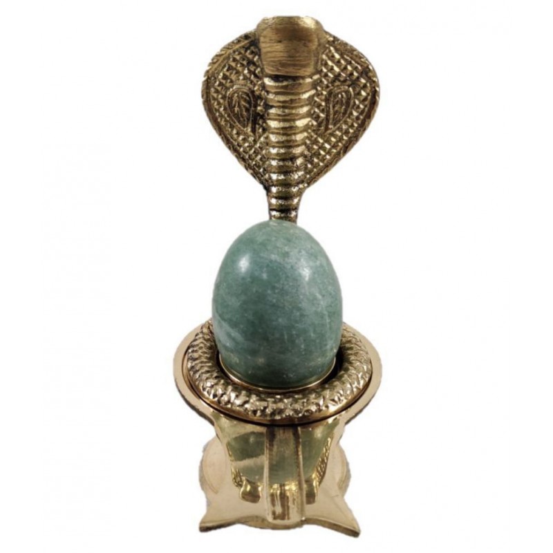 Shiv Ling Jalaheri With Stone No 0 Green 4.5"