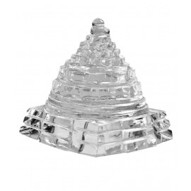 Shiva Rudraksha Ratna Natural Quartz Crystal Shri Yantra Shree Yantra 10 to 12 gm