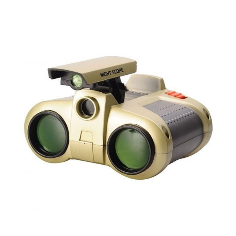 ShopMeFast 4x30 MM Night Vision Scope Binocular with Pop Light For Kids
