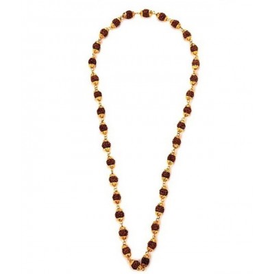 Shopgenx Gold Plated Rudraksh Mala