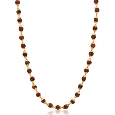 Shopgenx Gold Plated Rudraksh Mala
