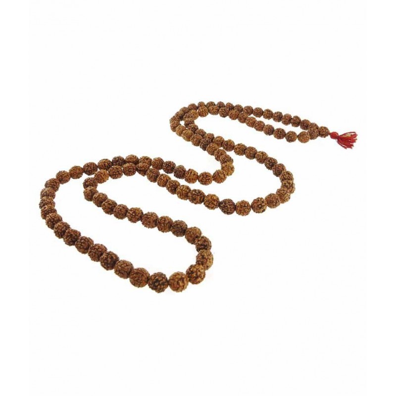 Shopoj Rudraksha Mala For Spiritual Use -brown