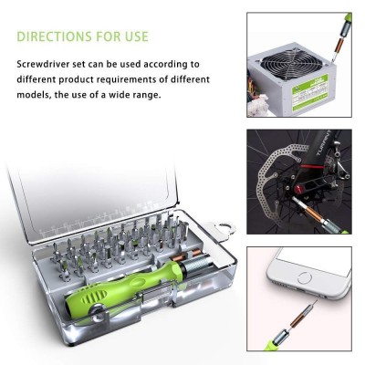Shray-32 in 1 Interchangeble Multipurpose Mini Screwdriver Set Magnetic Slot Wrench Bits Repair Tools Kit Set Combination Screwdriver Set for Home Appliance,Laptop,Mobile,Computer