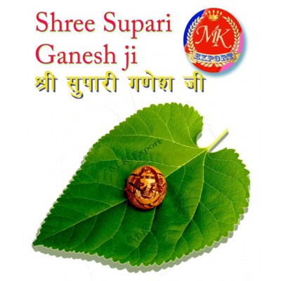Shree Supari Ganesh/Betel nut ganesha ji .Shree Ganesha  god idol.very beautiful statue made of betel nut