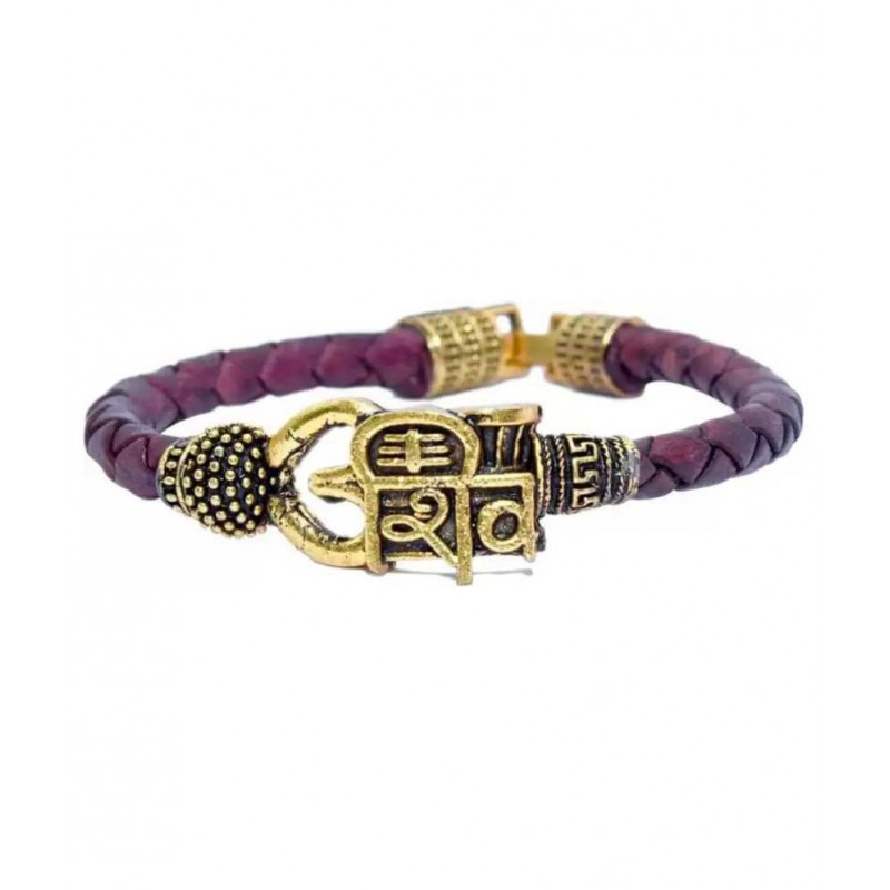 Shri Astha Vinayak Leather Kada